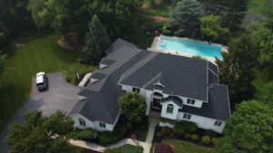 A new grey asphalt roof in Lancaster County Pa